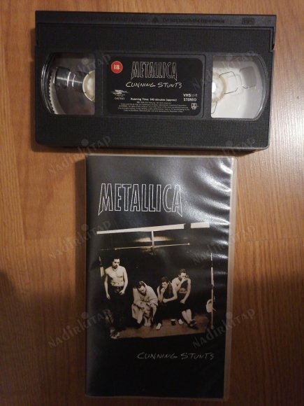 METALLICA - CUNNING STUNTS - 9-10 MAY 1997 LIVE IN FORT WORTH TEXAS   - VHS VİDEO KASET - 75 DAKİKA