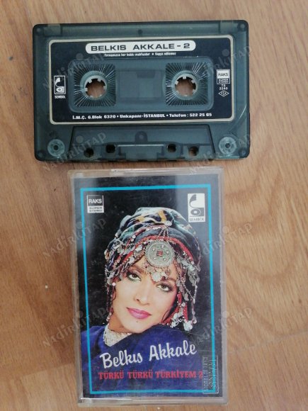 BELKIS AKKALE - TÜRKÜ TÜRKÜ TÜRKİYEM 2  - 1985 TÜRKİYE BASIM KASET ALBÜM ( İLK BASIM )