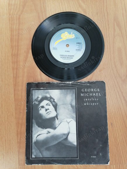 GEORGE MICHAEL- CARELESS WHISPER/ CARELESS WHISPER (INSTRUMENTAL) - 1984 İNGİLTERE  BASIM 45’LİK  PLAK