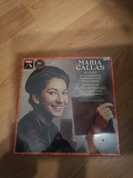 MARIA CALLAS ‎– Airs D’Opéras De Rossini Et Donizetti - FRANSA DÖNEM BASIM LP ALBÜM - JELATİNLİ