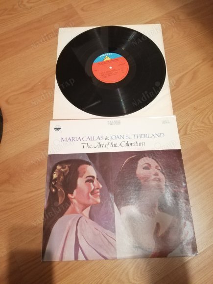 MARIA CALLAS & JOAN SUTHERLAND - The Art Of The Coloratura  - 1972 USA BASIM LP ALBÜM