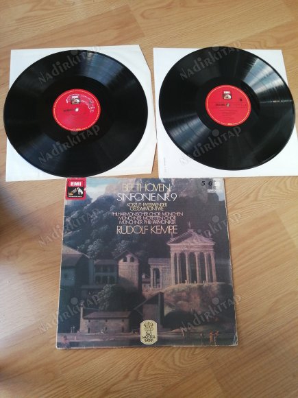 BEETHOVEN - Sinfonie Nr. 9 D-Moll Op.125- 1974 ALMANYA DÖNEM BASIM - LP 33’LÜK PLAK +1 TEK YÜZLÜ LP