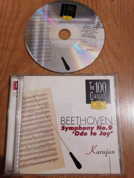 KARAJAN & BERLİN FİLARMONİ - BEETHOVEN 9. SENFONİ ’ ODE TO JOY ’ 1997 ALMANYA BASIM -  CD ALBÜM