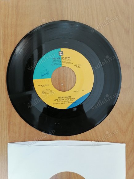 FRANK SINATRA - NEW YORK NEW YORK - 1980 USA  BASIM NADİR 45 LİK PLAK - KAPAK YOKTUR