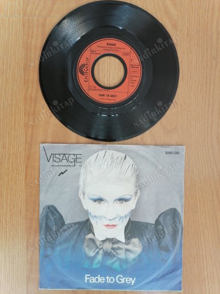 VISAGE - FADE TO GREY - 1980 ALMANYA  BASIM 45 LİK PLAK