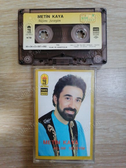 METİN KAYA - AKLIMI SEVEYİM - 1989  TÜRKİYE BASIM  *KASET* -İLK BASIM KAĞITLI