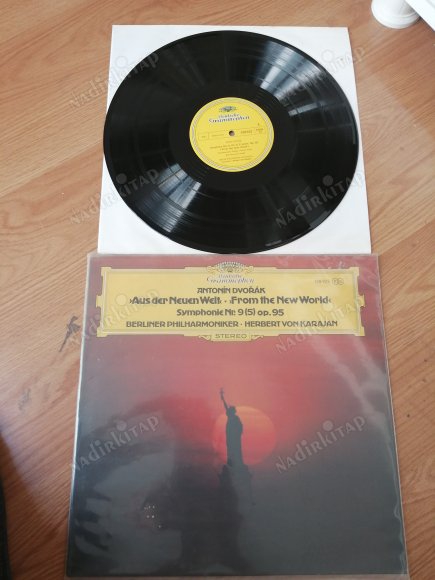 DVORAK - From The New World /Symphonie Nr.9 (5) Op. 95 - 1964 İTALYA BASIM 33 LÜK LP ALBÜM
