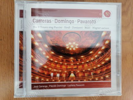 3 TENORS CARRERAS DOMINGO PAVAROTTI SING Puccini Verdi Donizetti Bizet Wagner - FRANSA 2010  BASIM CD ALBÜM - AÇILMAMIŞ AMBALAJINDA