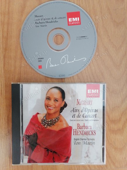 BARBARA HENDRICKS - MOZART/ OPERA AND CONCERT ARIAS - ENGLISH CHAMBER ORCHESTRA   -1998 FRANSA  BASIM ALBÜM CD