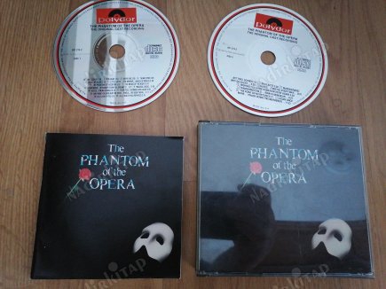 THE PHANTOM OF THE OPERA - SARAH BRIGHTMAN / MICHAEL CRAWFORD  -1987 USA BASIM 2x CD ALBÜM - 2.el