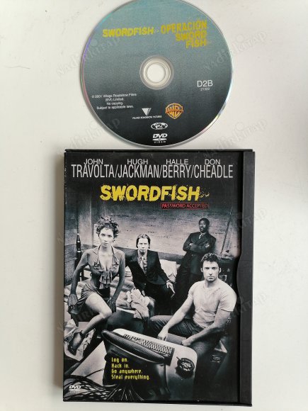 SWORDFISH - JOHN TRAVOLTA / HUGH JACKMAN / HALLE BERRY - (İLK BASIM KARTON KAPAK) - 2. EL DVD FİLM