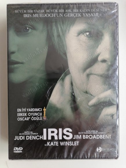 IRIS - JUDI DENCH / KATE WINSLET - 91 DAKİKA -  TÜRKİYE BASIM - DVD  FİLM - AÇILMAMIŞ AMBALAJINDA