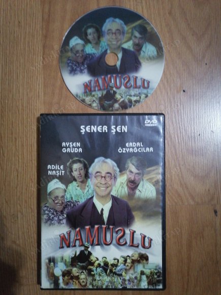 NAMUSLU - ŞENER ŞEN / AYŞEN GRUDA  - DVD TÜRK  FİLMİ - 92 DAKİKA - TÜRKİYE BASIM