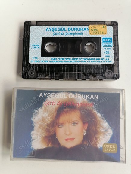 AYŞEGÜL DURUKAN - GİTTİ DE GELMEYİVERDİ   -  TÜRKİYE 1991 BASIM - KASET ALBÜM - İLK BASIM KAĞITLI