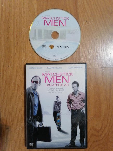 ÜÇKAĞITÇILAR / MATCHSTICK  MEN - NICHOLAS CAGE / SAM ROCKWELL - 112 DAKİKA - DVD FİLM  TÜRKİYE BASIM