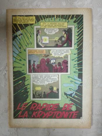 SUPERMAN-LE RAIDE DE LA CRYPTONITE-1971-FRANSIZCA Çizgi ROMAN