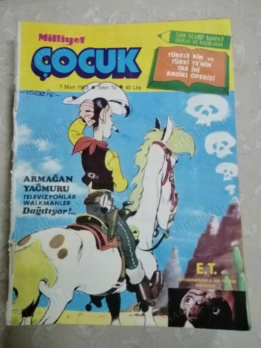 MİLLİYET ÇOCUK Dergisi 7 MART 1983 Sayı: 10 (Bilginler Ve Buluşlar Ansiklopedisi ve Türklerin ve Türkye’nin Tarihi Ansiklopedisi Ekleri Ortasındadır)