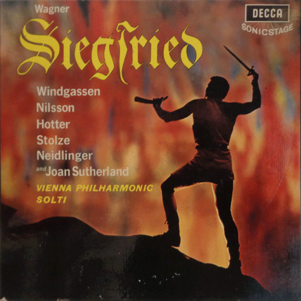 Wagner - Vienna Philharmonic , Solti – Siegfried -1963 İngiltere Basım 33 Lük 5xLP Box Set 2. el