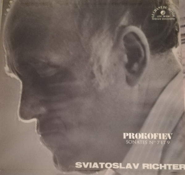 Prokofiev - Sviatoslav Richter – Sonates 7 Et 9 - Fransa Basım 33 Lük LP Plak