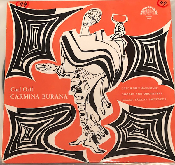 Carl Orff – Carmina Burana - 1961 Çekoslovakya Basım 33 Lük LP Plak Albüm 2. EL