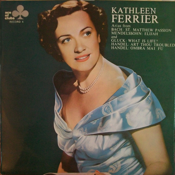 Kathleen Ferrier – A Recital Of Arias - 1968 İngiltere Basım 33 Lük LP Plak Albüm