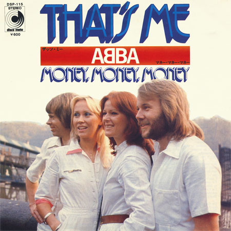 ABBA - Money Money Money - Japonya 1977 Basım 45lik Plak - Temiz 2. el