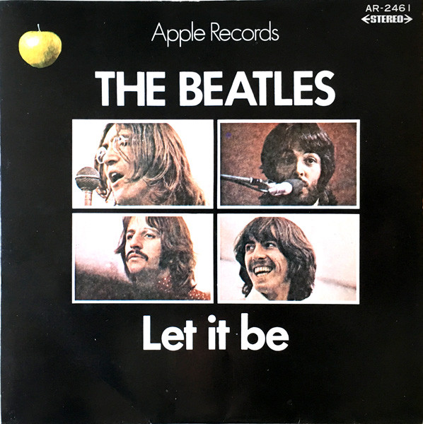 THE BEATLES - Let It Be - Japonya 1970 Basım  45lik Plak - Temiz 2. el
