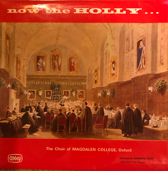 The Choir Of Magdalen College, – now the HOLLY... - 1968 İngiltere Basım 33 Lük LP Plak Albüm