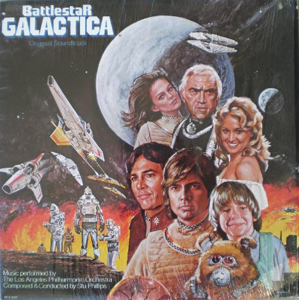 BATTLESTAR GALACTICA - Original Soundtrack - 1978 USA Basım - 33 lük LP Plak - Açılmamış Ambalajında