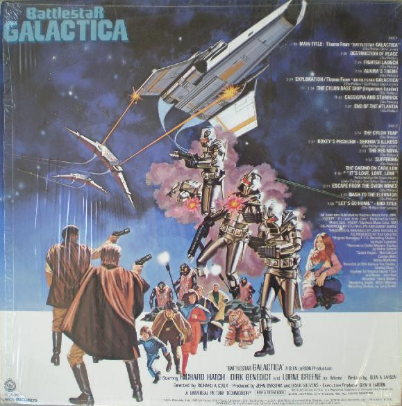 BATTLESTAR GALACTICA - Original Soundtrack - 1978 USA Basım - 33 lük LP Plak - Açılmamış Ambalajında