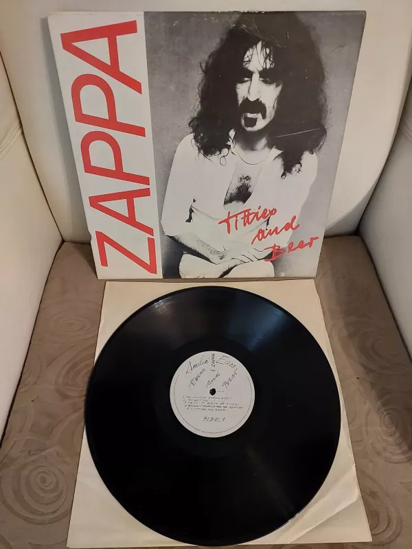 Zappa – Titties And Beer - USA Unoffical Basım Albüm - 33 lük LP Plak