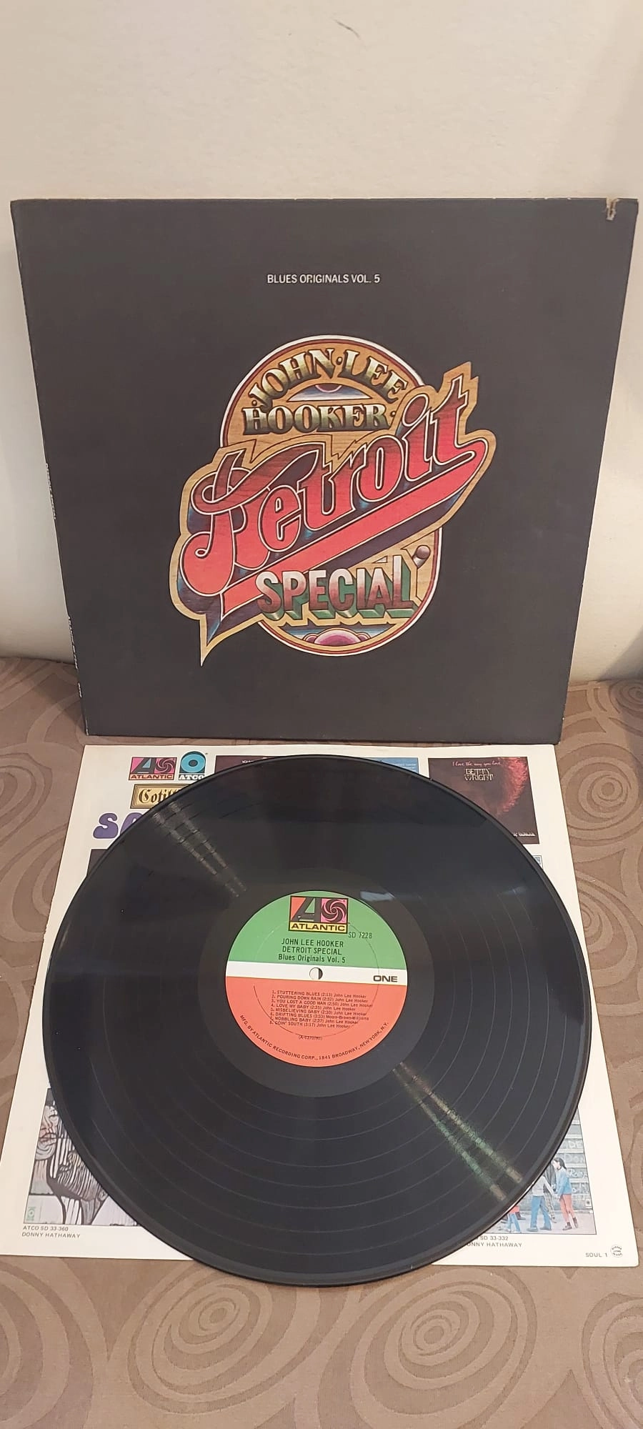 John Lee Hooker – Detroit Special - 1972 USA Basım LP Albüm Plak