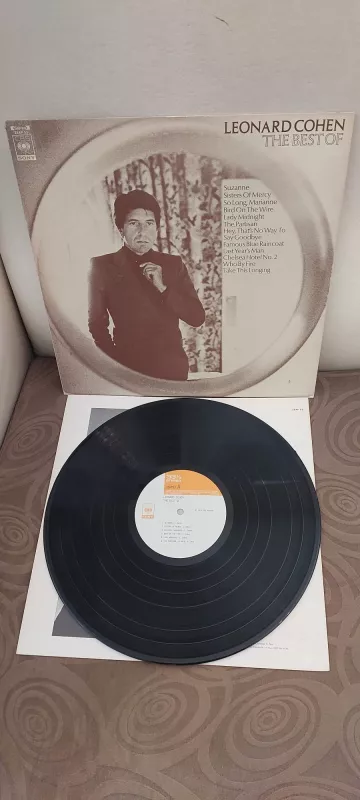 Leonard Cohen – The Best Of - 1975 Japonya Basım - 33 lük LP Plak Albüm