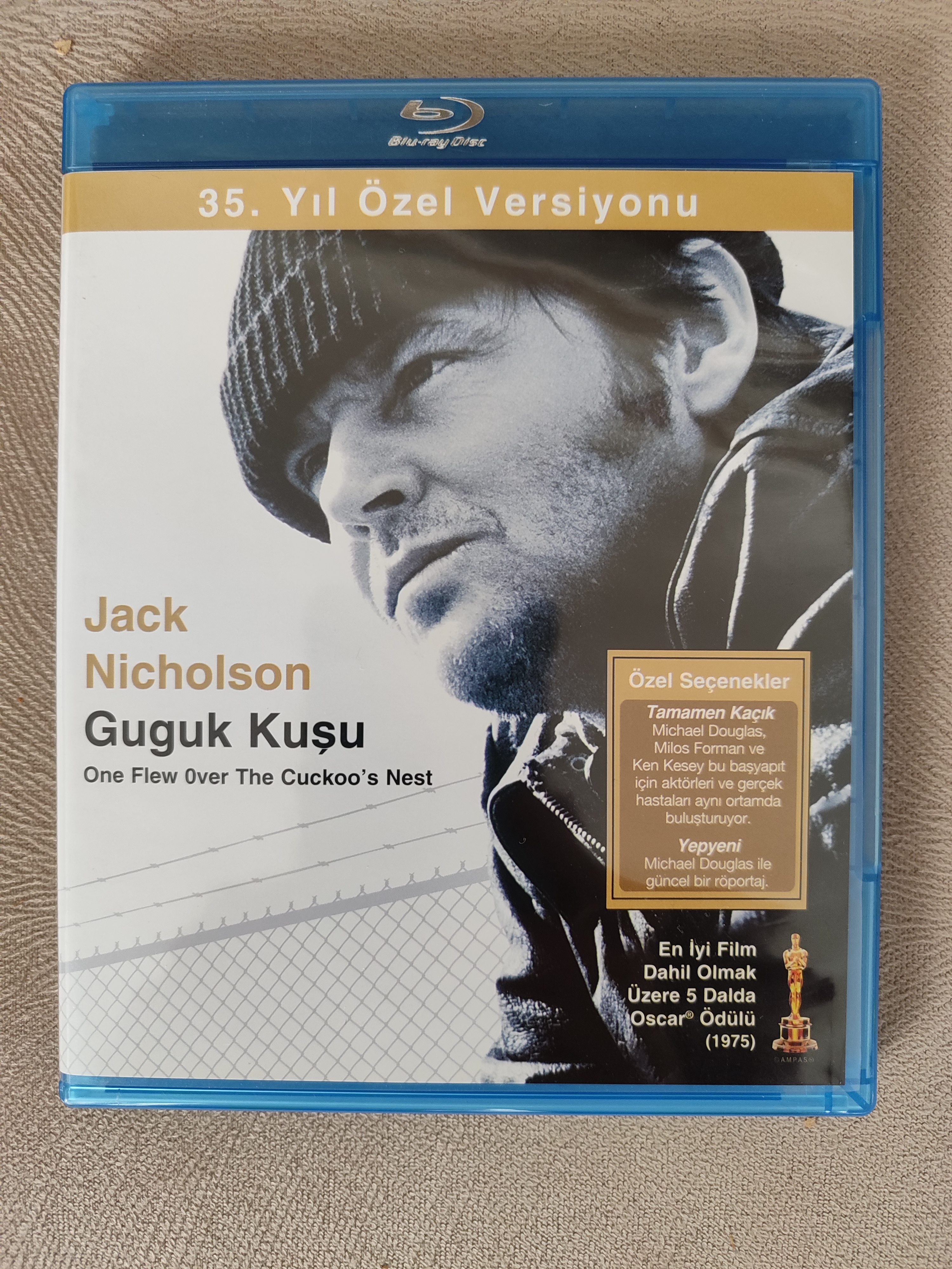 GUGUK KUŞU - Jack Nicholson 35. Yıl Özel Versiyon - 2. El   Blue-ray Disc Film