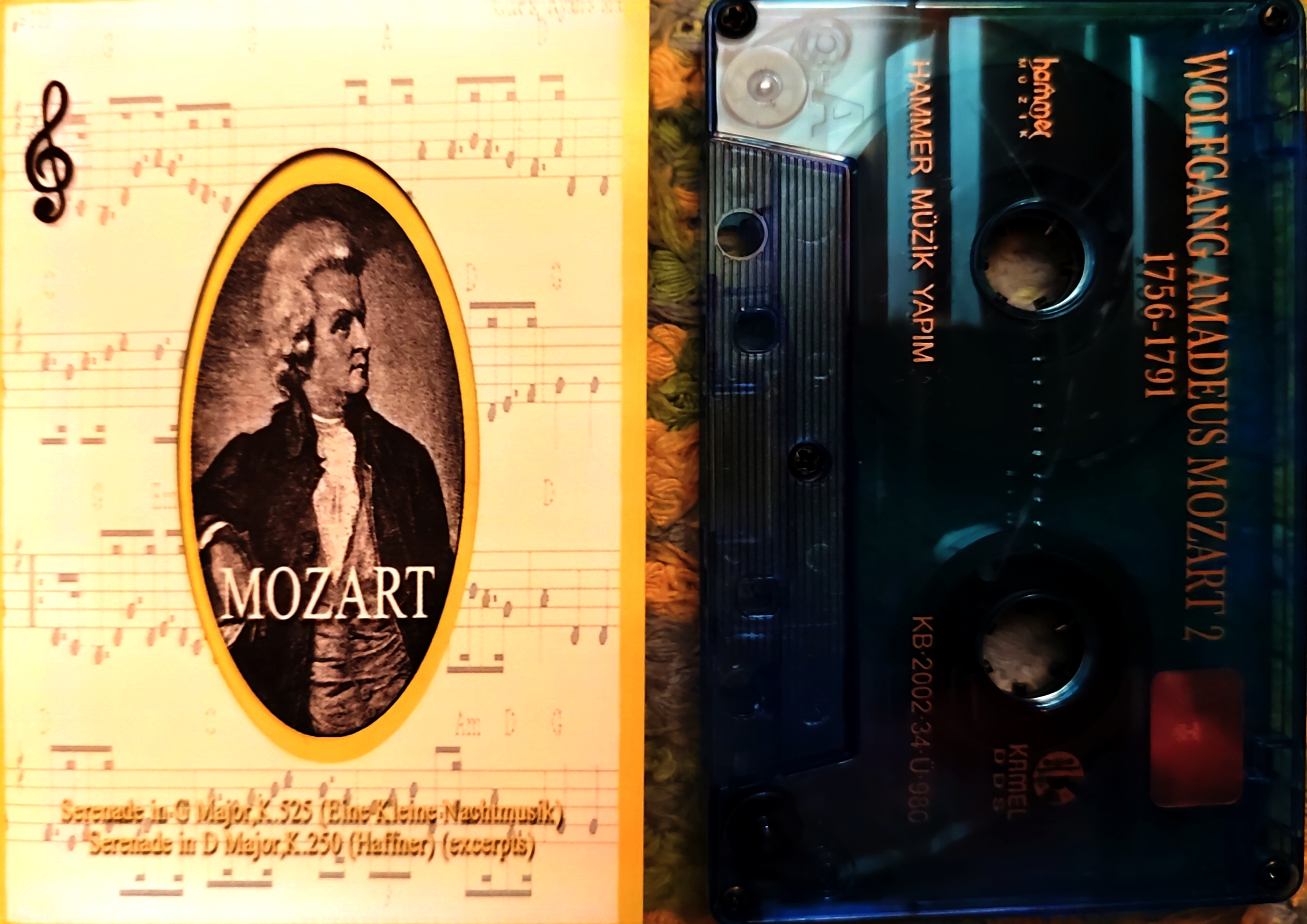 WOLFGANG AMADEUS MOZART (1756-1791 ) - 2002 Türkiye Basım Kaset Albüm 2. EL
