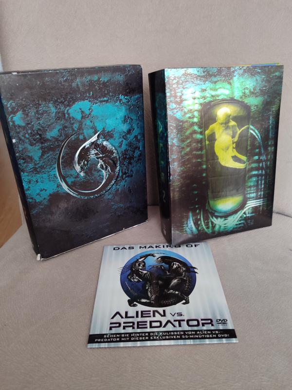 ALIEN QUADRIOLOGY  Alien/Aliens / Alien 3 / Alien Resurrection 10 DVD lik Set ÖZEL KUTUSUNDA 2. EL