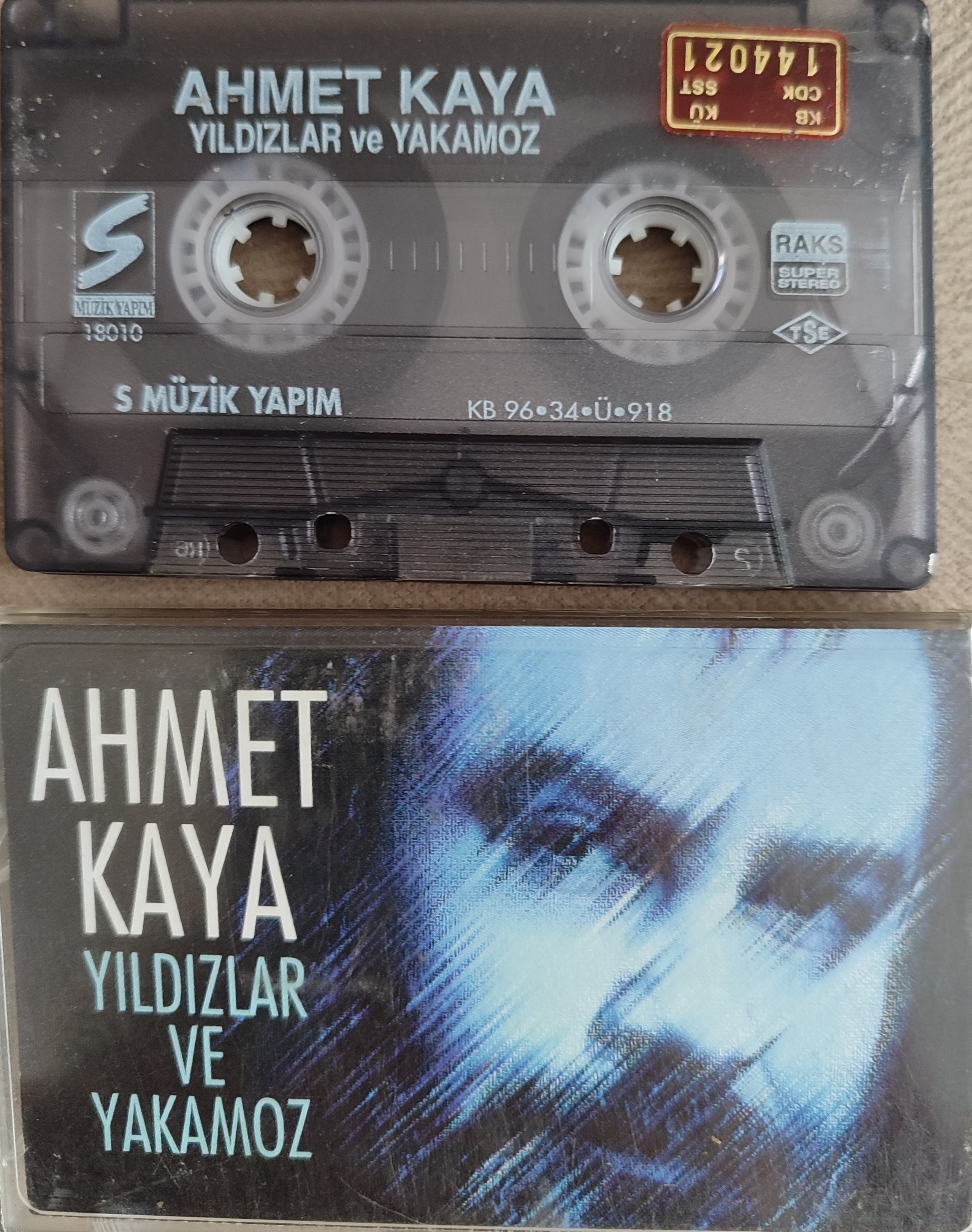 AHMET KAYA - Yıldızlar ve Yakamoz - 1996 Türkiye Basım Kaset Albüm 2. el