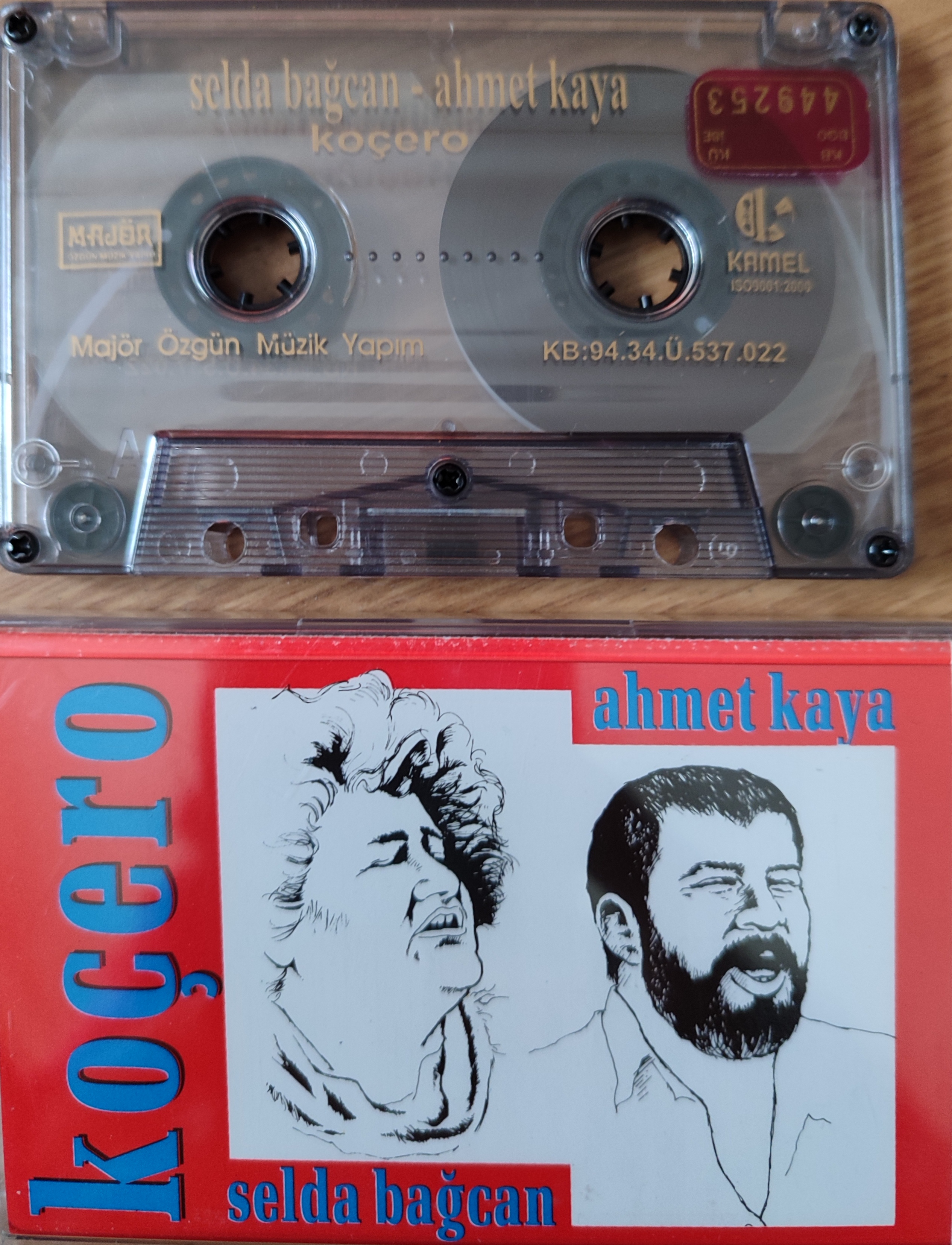 AHMET KAYA / SELDA BAĞCAN  - Koçero - 1997 Türkiye Basım Kaset Albüm 2. EL