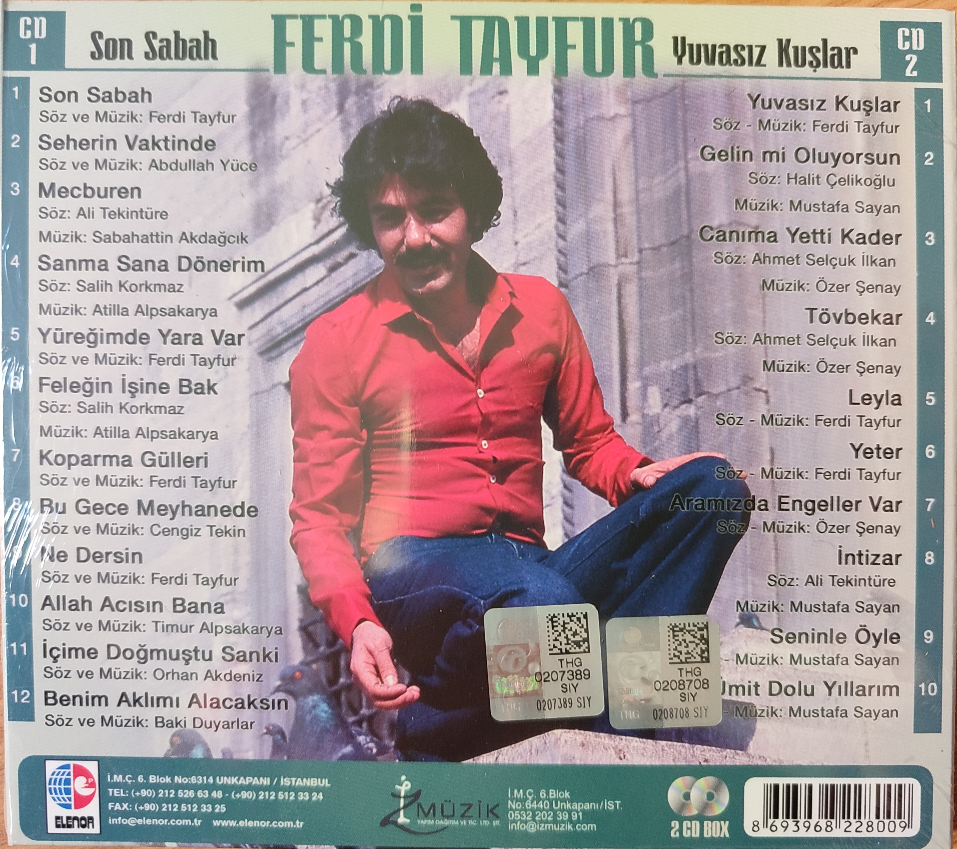 FERDİ TAYFUR - Son Sabah / Yuvasız Kuşlar -  Türkiye Basım -Açılmamış Ambalajlı 2XCD Albüm