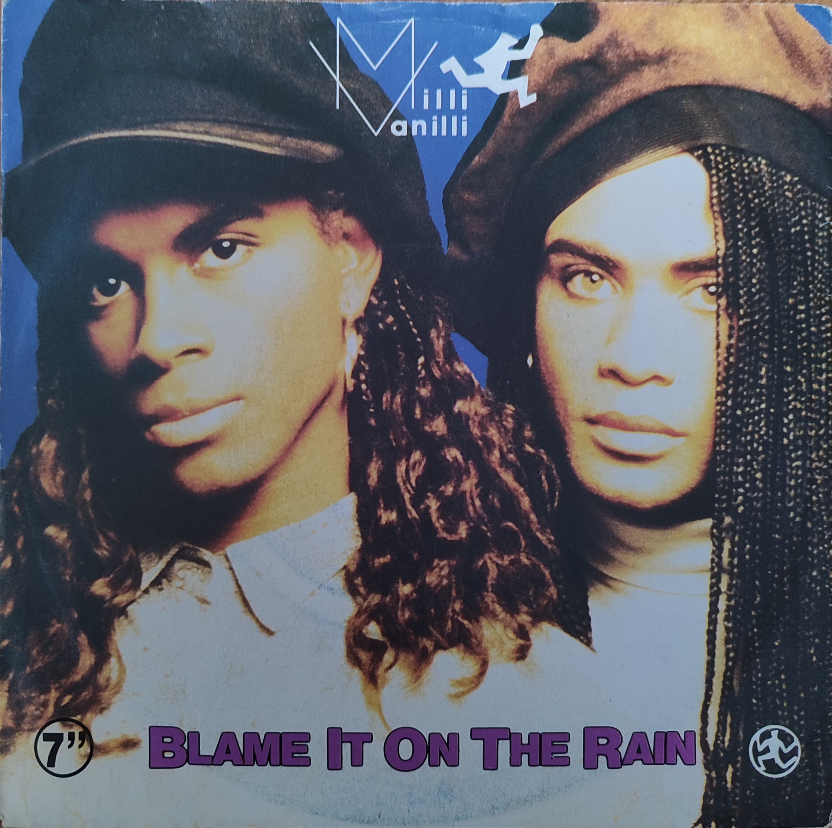 MILLI VANILLI - Blame It On The Rain - 1989 Almanya Basım 45 lik Plak 2. el