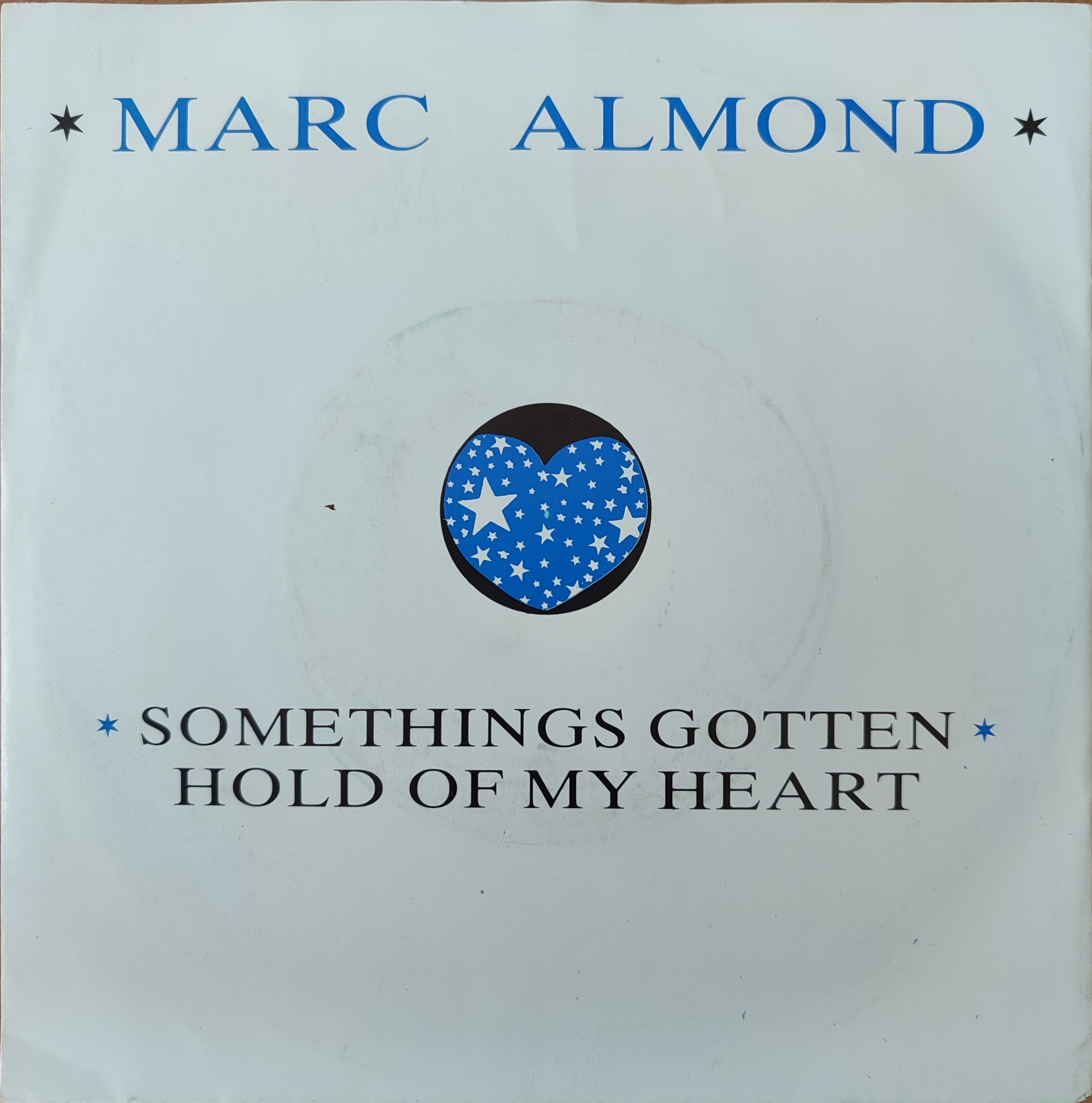 MARC ALMOND - Something’s Gotten Hold Of My heart  - 1988 Hollanda  Basım 45 lik Plak 2. EL