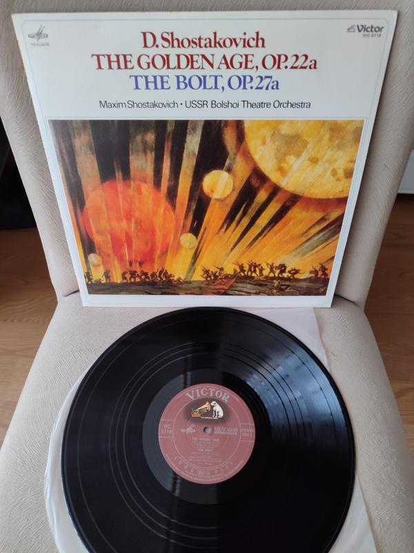 SHOSTAKOVICH - Two Ballet Suites: The Age Of Gold • The Bolt 1968 Japonya Basım Nadir LP Plak 2.el