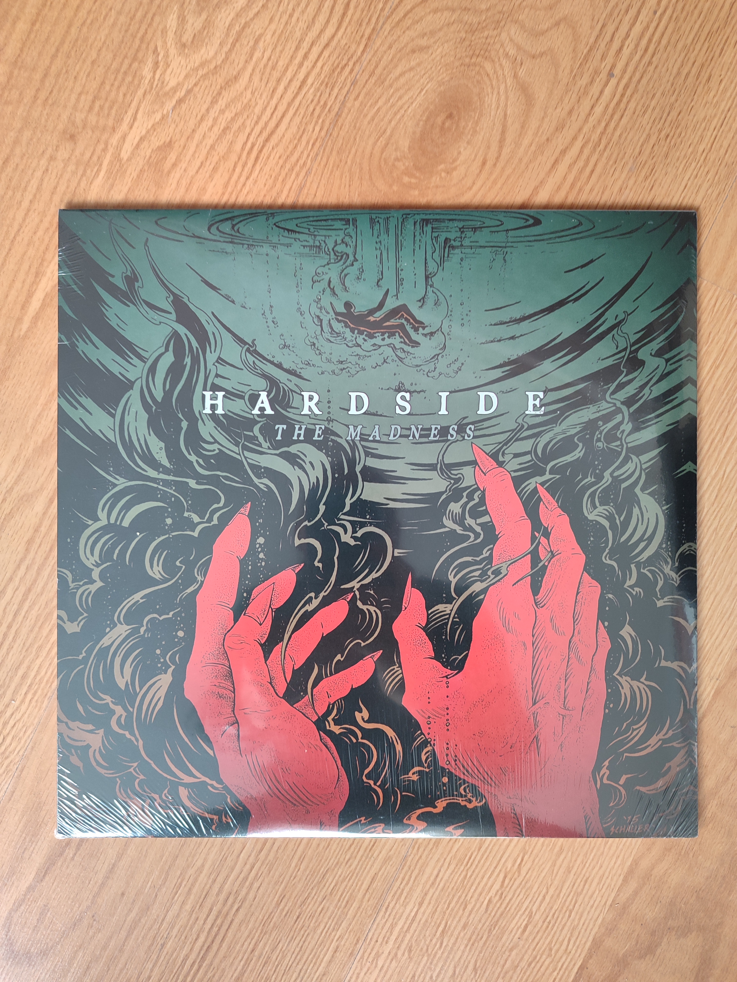 HARDSIDE - Madness - 2015 Almanya Basım LP Plak - Hardcore Metal - Limited Edition 73/200 White
