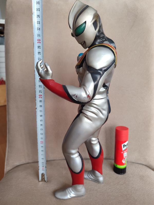 JAPON BIG SIZE ULTRAMAN EVIL TIGA  FİGÜRÜ - 36 cm Boyunda 2001 Bandai Yapımı 2. EL