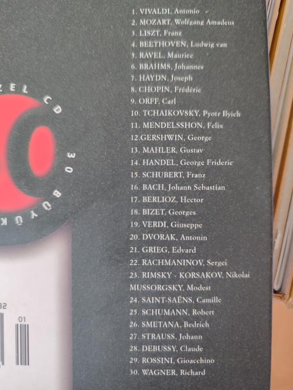 KLASİK MÜZİK KOLEKSİYONU - BOYUT MÜZİK - 30 CD+ KİTAP TAKIM -Özel Kutusunda 2. EL