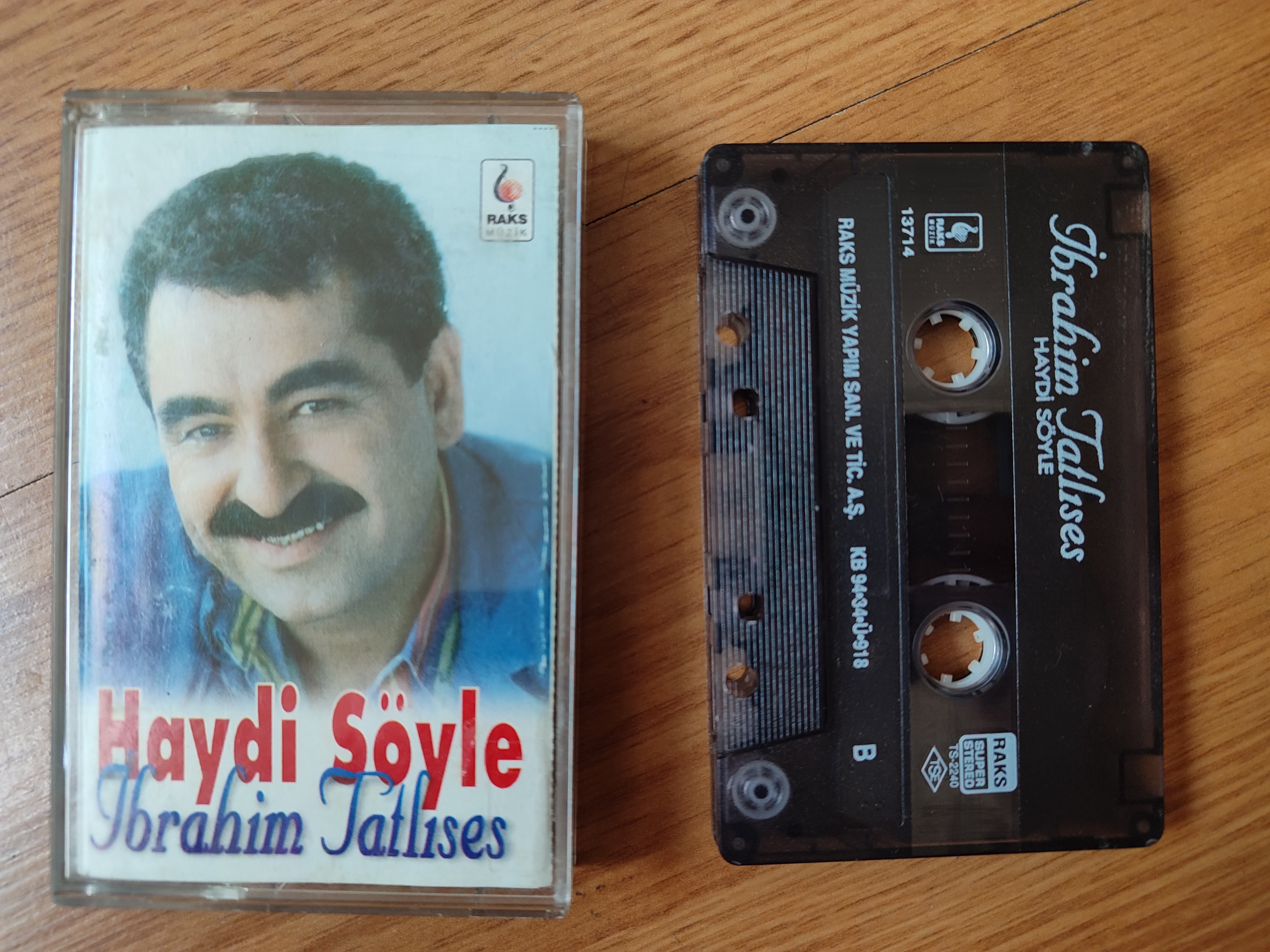 İBRAHİM TATLISES - Haydi Söyle - 1994 Türkiye Basım Kaset Albüm 2. el