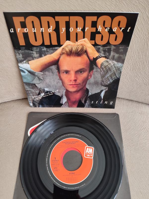 STING - Around Your Heart / Consider Me Gone - 1985 Japonya Basım 45lik Plak 