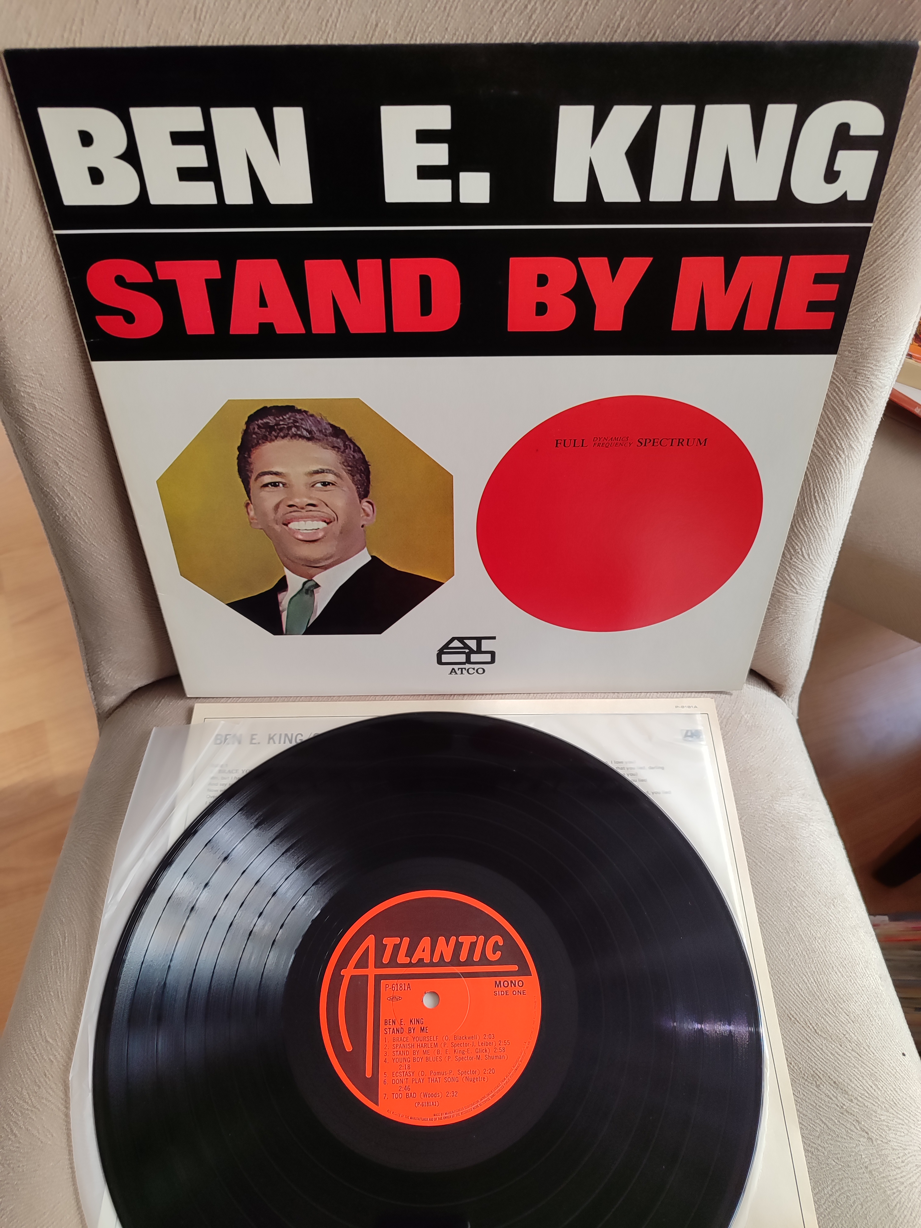 BEN E. KING - Stand By Me - 1980 Japonya Basım 33 lük LP Plak Albüm - Obi’siz 2. el