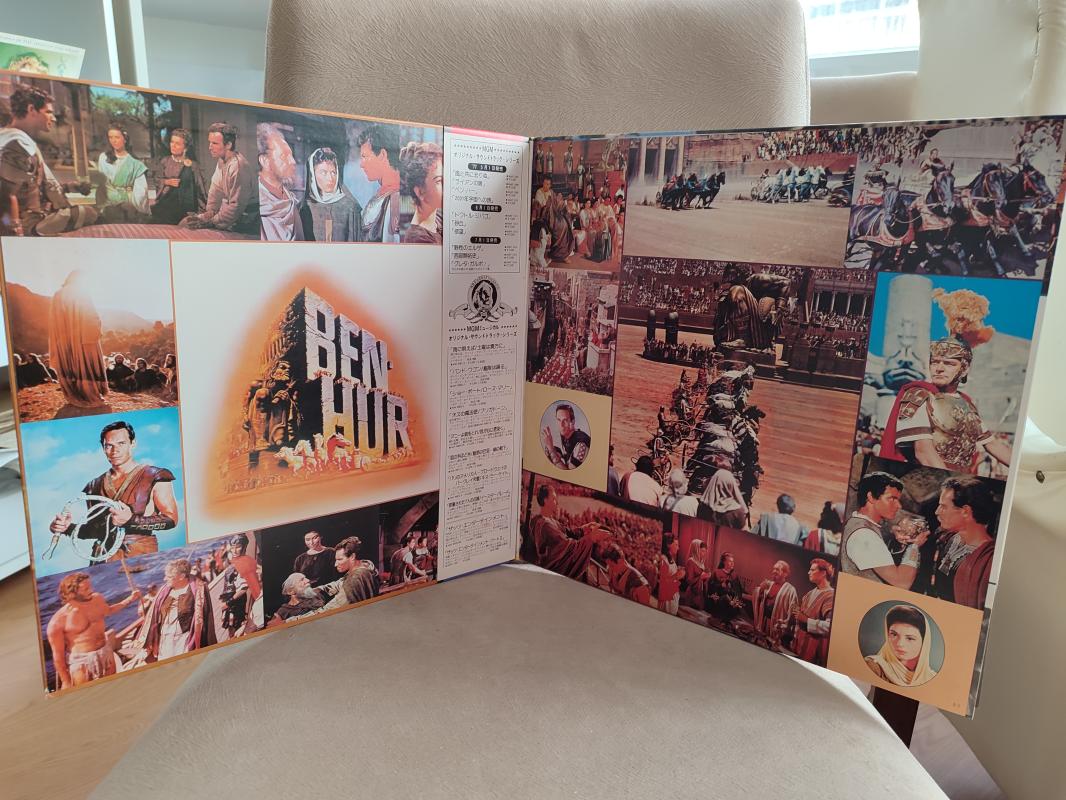 BEN-HUR - Miklos Rozsa - Soundtrack - 1982 Japonya Basım - 33lük LP Plak - Obi’li Temiz 2. el