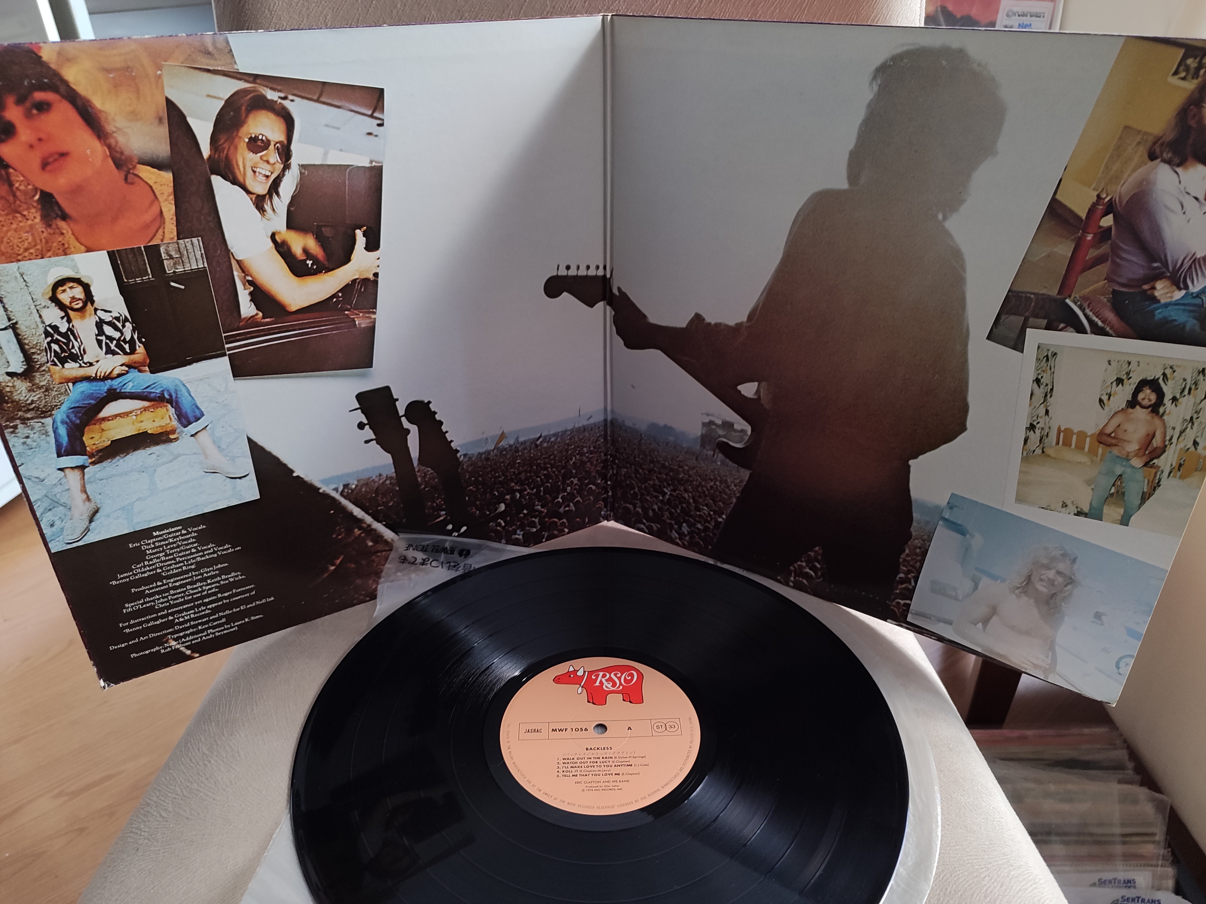 ERIC CLAPTON - Backless - 1978 Japonya Basım Albüm 33 lük LP Plak 2. EL